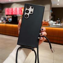 Lanyard Case For Samsung Galaxy S25 Ultra S24 S23 S22 Ultra S21 Plus S20 FE A16 A36 A56 A55 A35 A53 A54 A34 A14 Candy Shockproof Crossbody Strap Cover iphone 16