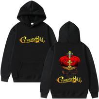 Rapper Cypress Hill Stoned Raiders Hoodie Skeleton Graphic Pullover Male Vintage Casual Hoodies Men Fashion Streetwear S