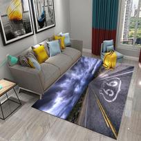 Historic Route 66 Pattern Carpet Non-slip Area Rug for Living Room Table Kids Bedroom Sofa Kitchen Decor Doormat Soft Floor Mat 40x60cm