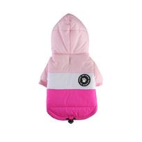 Waterproof Fleece Lined Dog Coat Harness Design Winter Jackets with Reflective Strips for Small Breeds Outdoor Activity M