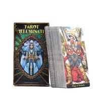 „Taro Illuminati“ rinkinio kortos „Oracles“ kortelės ir elektroninis vadovas „Taro žaidimas“ Žaislas „Taro būrimas“ El. vadovo knyga
