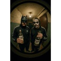 Batman Joker Metal Art Painting 20x30cm Movie Lounge Decor