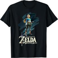 Legend of Zelda Breath of the Wild Princess Graphic T-Shirt T-Shirt S