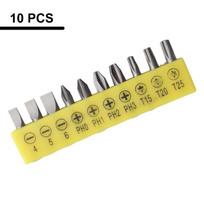 Magnetic Drill Bit Screwdriver Bit Set Slotted Cross Bit Set