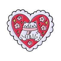 Cute Cat Heart Enamel Pins Custom Pink Cat's Paw Brooches Lapel Badges Clothes Animal Jewelry Gift for Kids Friends