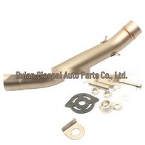 Stainless Steel Mid-Pipe for Modified Kawasaki Z750 Z800 Exhaust with Spring Accessories Integrated