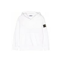Stone Island Hoodie Ss23 Logo Patch Pullover Kids hoodies White 781661640-V0001 10