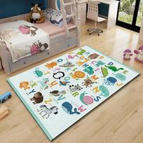 Children's Room Bedroom Bedside Living Room Floor Mat Cute Cartoon Creative Crawling Carpet Home Decoration  Rugs for Bedroom 40cm x 60cm