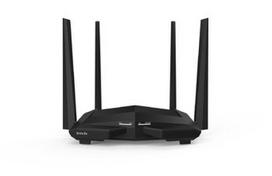 Tenda AC10 belaidis maršrutizatorius Gigabitinis eternetas Dviguba juosta (2,4 GHz / 5 GHz) Juoda