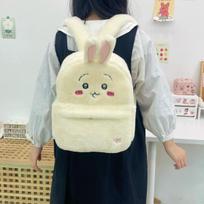 Anime Chiikawa Usagi Plush Doll Backpack Schoolbag Soft Lightweight for Children Student Birthday Gift New Trending Lovely