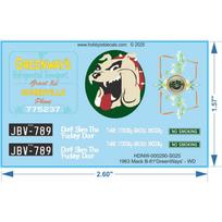 1963 Mack B-61'GreenWays' - 1/25 - Water Decal