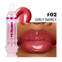 HANDAIYAN Lip Plumping Booster High Shine Lip Plumper Lip Oil Needle Tube Lip Gloss Lip Balm Extreme Volume Lip Tint Makeups