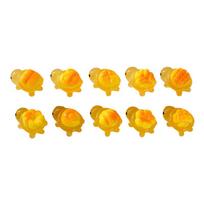 Miniature Luminous Bread Turtles 10pcs Resin Ornaments for DIY Garden Pot Landscape Micro Decor StyleB