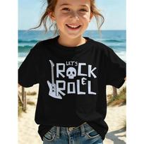 2026 Summer New Soft Comfortable Casual 3D Printing Craft Girls Round Neck Half Sleeve T-shirt 170cm