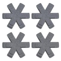 12/15Pcs Pot Pan Felt Protectors Divider Pads Heat Resistant Prevent Scratching Separate Mat Surfaces For Cookware Kitchen Tool (as the picture,26cm 35cm 38cm)