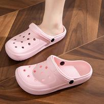 Summer Unisex Clogs Couple Hollow Garden Shoes Lightweight Drifting Beach Sandals 36-37
