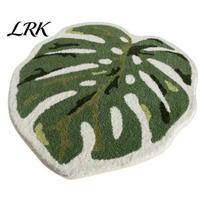 Creative Shaped Area Rug Croissant Bath Mat, Non-slip Absorbent Soft Bathroom Rug, Decorative Cheese Monstera Kitchen Mat Leaf Machine Washable 40x60cm C