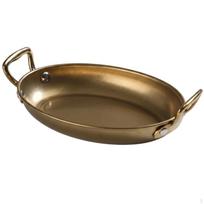 Oval Serving Tray Builtin Handles Platter Raised rims 24x18cm