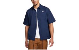 Nike Club Men's Short-Sleeve Oxford Button-Up Shirt FN3902-410 M