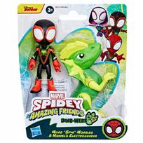 Spidey And The Super Buddy Miles Morales And Electrosaurus Dinosaur Figure Set