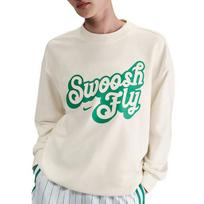 Nike Swoosh Fly Women's Dri FIT Oversized French Terry Basketball Sweatshirt FZ5515-133 S