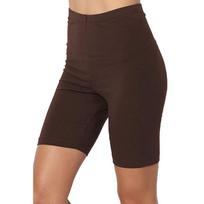 Sport Yoga Mid Thigh Stretch Cotton High Waist Short Leggings M