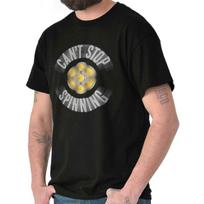 Cant Stop Spinning Funny Fidget Spinner Gift Womens or Mens Crewneck T Shirt Tee XL
