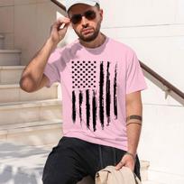 2026 New Model Unisexs Summer Fashion Casual Sports Loose American Flag Print Comfortable Breathable Round Neck Sleeveless Vest S