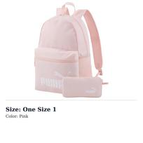 PUMA Nylon Backpack Regular Unisex Pink 078560-92 One Size 1