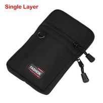 Outdoor Sports Mobile Phone Bag aterproof Waist Bags Wallet Oxford Waist Pack Buckle Lightweight Portable Waist Packs Men's Waist Bag Crossbody Bag only bag
