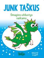 Junk taškus. Smagios užduotys vaikams (Mėlynoji knygelė)