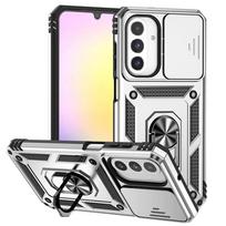 For Samsung Galaxy A17 Case Magnetic Holder Ring Shockproof Armor Cover For Galaxy A17 A 17 GalaxyA17 Camera Protection Fundas For Galaxy A17