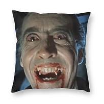 Christopher Lee Drakula 1958 Pagalvės užvalkalas Spausdintas audinys Pagalvės užvalkalas Dovana VAMPIRE. DRACULA. Pagalvės užvalkalas Lovos kvadratinis 40X40cm 12x12Inch