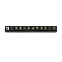 Car Temporary Parking Card Phone Number Card Plate Telephone Number Stop Luminous Parking Aid Garage Car Interior 15cm