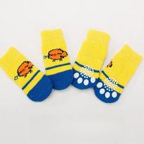 Anti Slip Skid Bottom Lovely Puppy Dogs Pet Knits Socks Cute Pet Fashion Pets Dogs Socks for Cats Dog Toy Supplies S