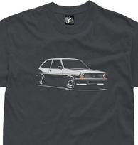 T shirt for ford fiesta mk1 fans classic car rs T shirt S - 5XL M gray
