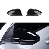 For Hyundai Tucson NX4 2026-2026 Exterior Side Door Rearview Mirror Trim Carbon Fiber Pattern Car Side RearView Mirror Cover