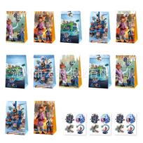 24pcs Collection Zootopia 2 Gary Judy Hopps Rabbit Nick Wilde Fox Candy Paper Present Pouch Cartoon Figures Birth Date Present Wrapping Bag