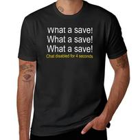 What a save Chat disabled Rocket League T-Shirt anime clothes sports fans t shirts men 2024 new arrival summer vintage manga hot S įvairiaspalvis