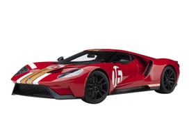 AUTOart Ford GT Alan Mann Heritage Edition Stripe Finished Model 1/18 Red/Gold