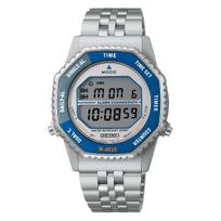 SEIKO SELECTION SBJG021 Skaitmeninis laikrodis Rotocor Kvarcinis Sukamojo Jungiklio Funkcijos Rėmelis Mėlynas x Sidabrinis Nerūdijantis Plienas [Seiko Laikrodis] Vyriškas/Unisex gray