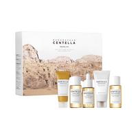 SKIN1004 Madagascar Centella Travel Kit 5 Items 140ml with Light Cleansing Oil and Ampoule for Intensive Soothing and Skin Barrier Repair white