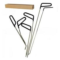 6Pcs/set Car Dent Puller Rod Hooks Hammer Door Dent Ding Hail Fix Removal Repair Tools Maintenance Set Automotive Accessories