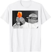 HOLY APEROLI X POPE DRIP X FRANCIS SPRITZ CLUB NEW T-Shirt , Unisex Tee XXXXL