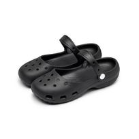 New Women EVA Ballet Hollow Clogs Hollow Out Slip On Lazy Sandals for Beach Summer Outdoor Wear 35/36