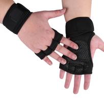 Wear-Resistant Gym Fitness Gloves Wrist Protect Weightlifting Gloves  Body Building XL