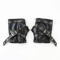 Rivet Half-finger Gloves Y2K Arm Cover Cool Fingerless Mittens  Outdoors Style B