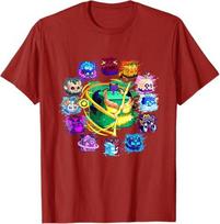 Blox Fruit Round of Mythicales TShirt Colorful Video Game Controller Graphic Outfit Summer Fashion Short Sleeve Blouses Y2k Tee S blue