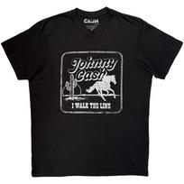 Johnny Cash I Walk The Line Premium Tee Tshirt Unisexs L