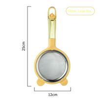 Kitchen Essential Fine Mesh Flour Strainer with Heat-resistant Handle and Removable Screen for Baking A1
